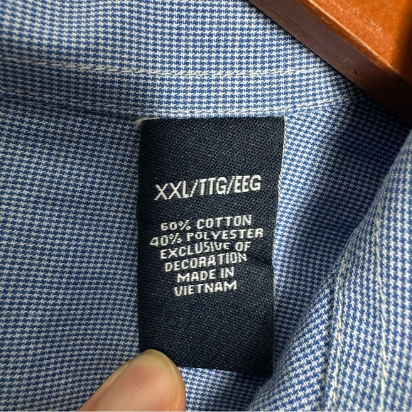 Chaps Easy Care Long Sleeve Button Down Shirt Size XXL - Picture 4 of 6